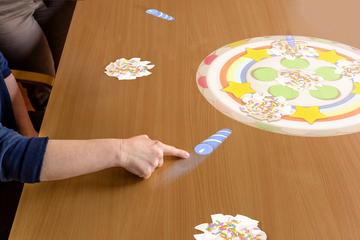 Spelfoto Verjaardag spel Tovertafel