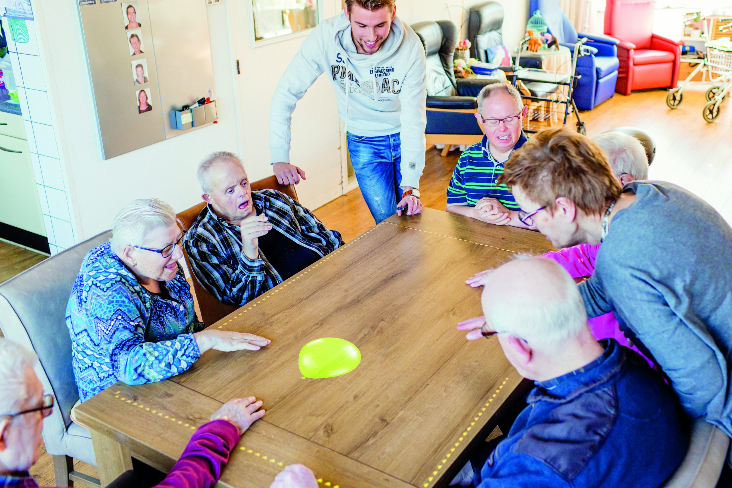 Spelfoto Ballon Volwassenen Tovertafel