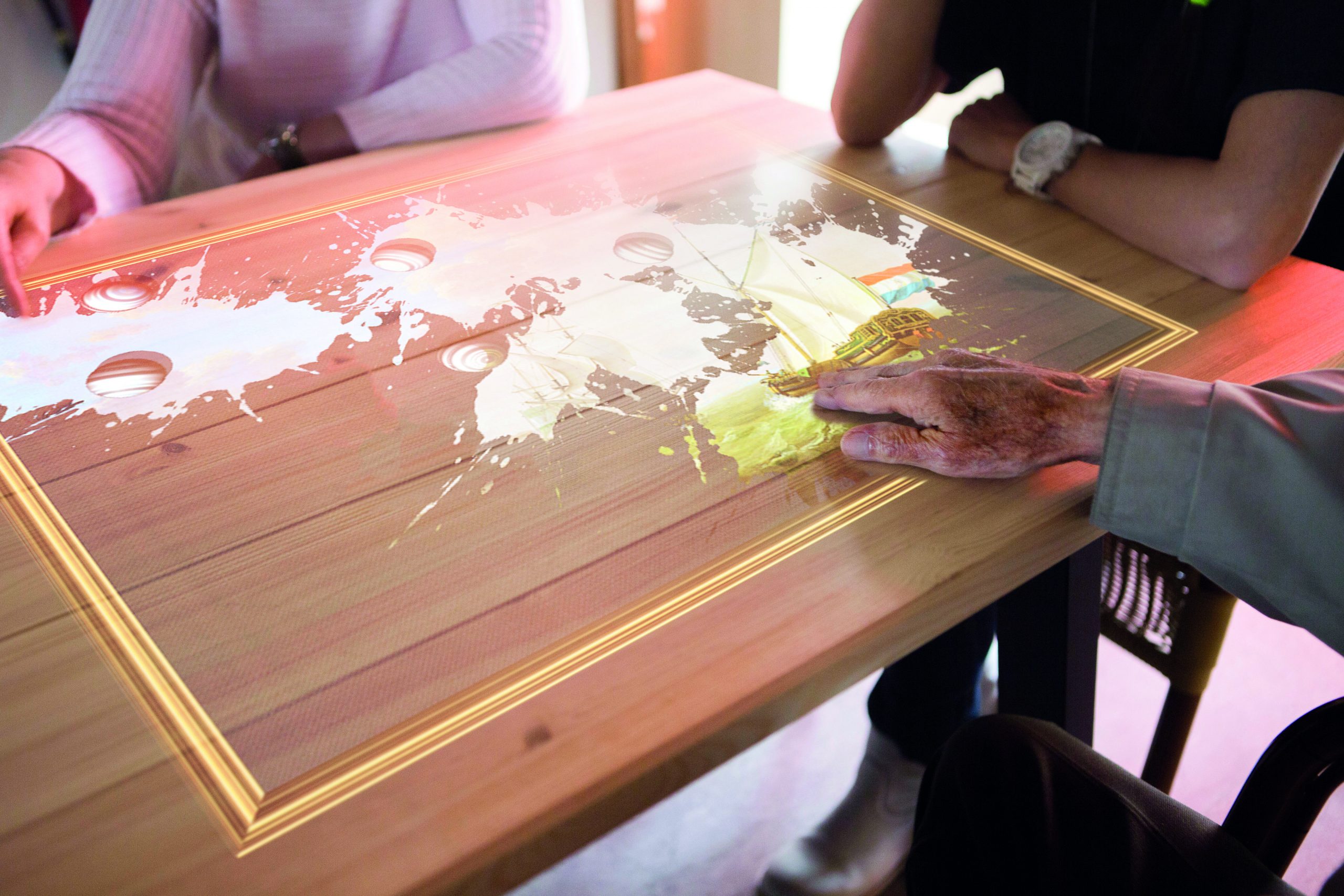 Spelfoto Meesterwerken Senioren Tovertafel